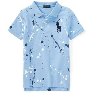 Polo Ralph Lauren Childrenswear Splattered Polo